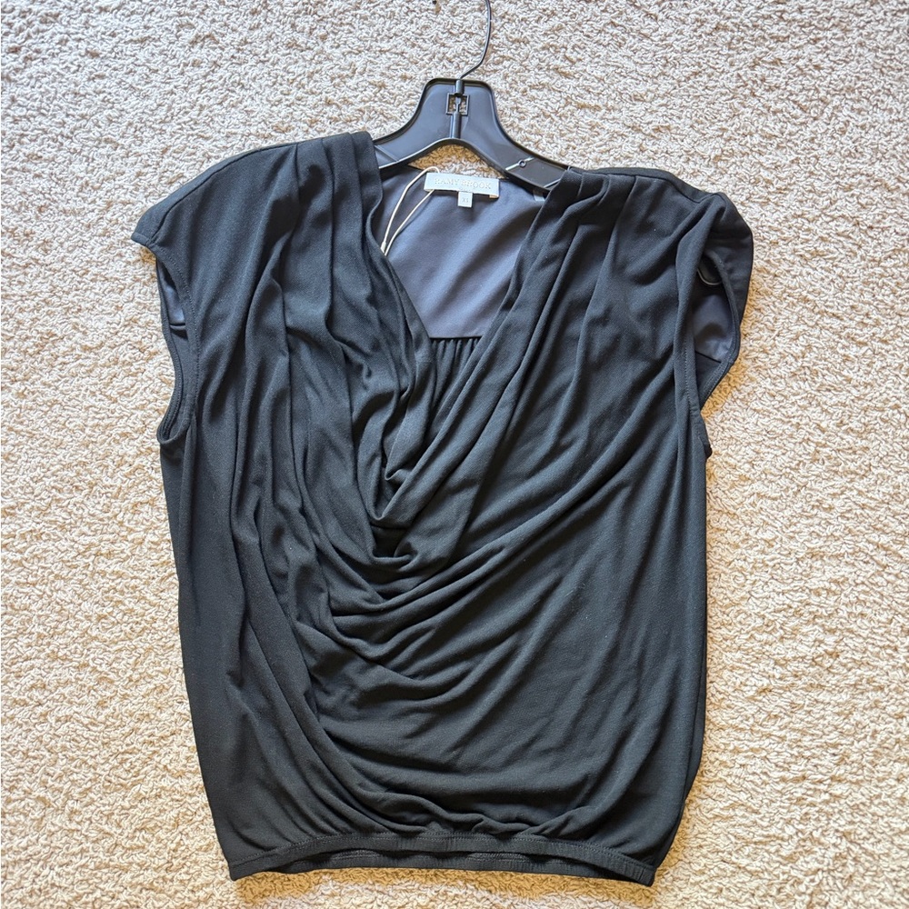 Ramy Brook Dorothy Cowl Neck Top Sz XS